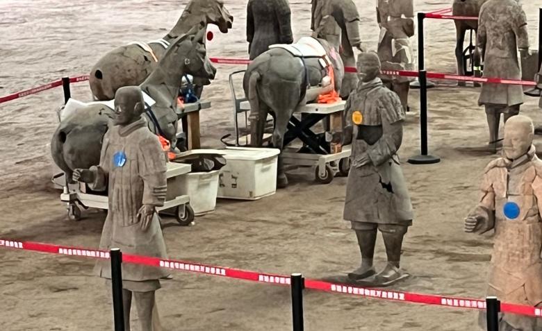  Un guerrero terracota en ciudad de Xi’an