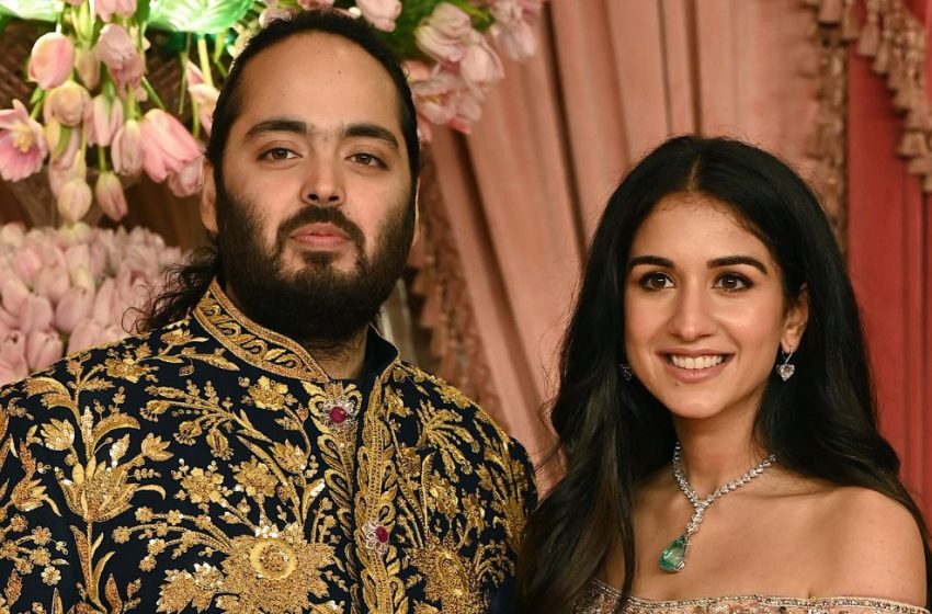  El multimillonario heredero indio Anant Ambani se casa en una lujosa ceremonia