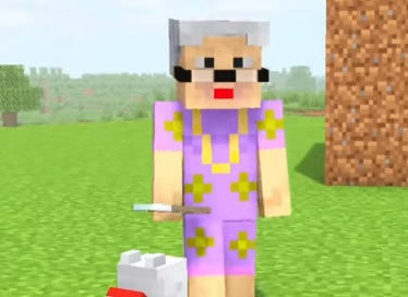  Abuela gamer se hace viral por gastar dinero en Minecraft y culpar a su nieta