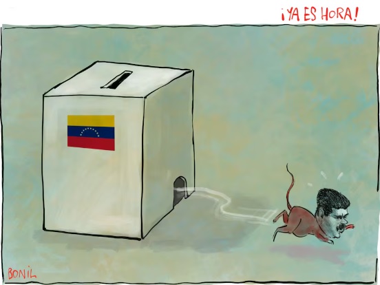  Nicolás Maduro y las elecciones en Venezuela Crédito: Bonil