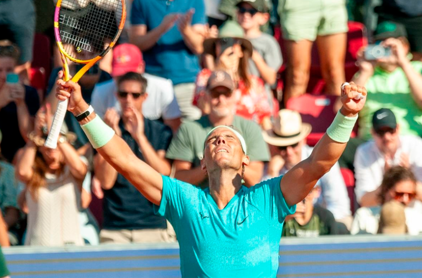  Nadal sufre para ganar a Navone y avanzar a semifinales en Bastad