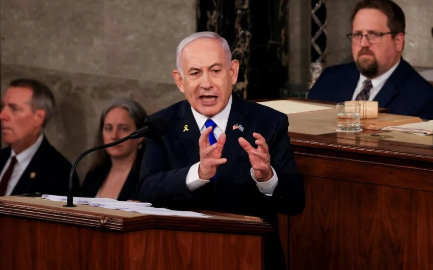  Netanyahu califica de «antiisraelíes» a quienes se manifiestan contra la guerra