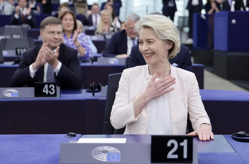  Parlamento reelige a Von der Leyen como presidenta de la Comisión Europea