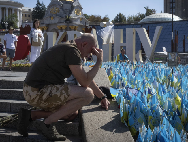  Ucrania celebra con tristeza 33 años de independencia en plena invasión rusa