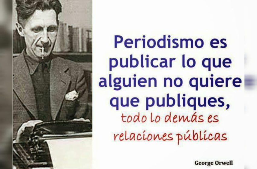  Publicar o no publicar. Crédito: George Orwell