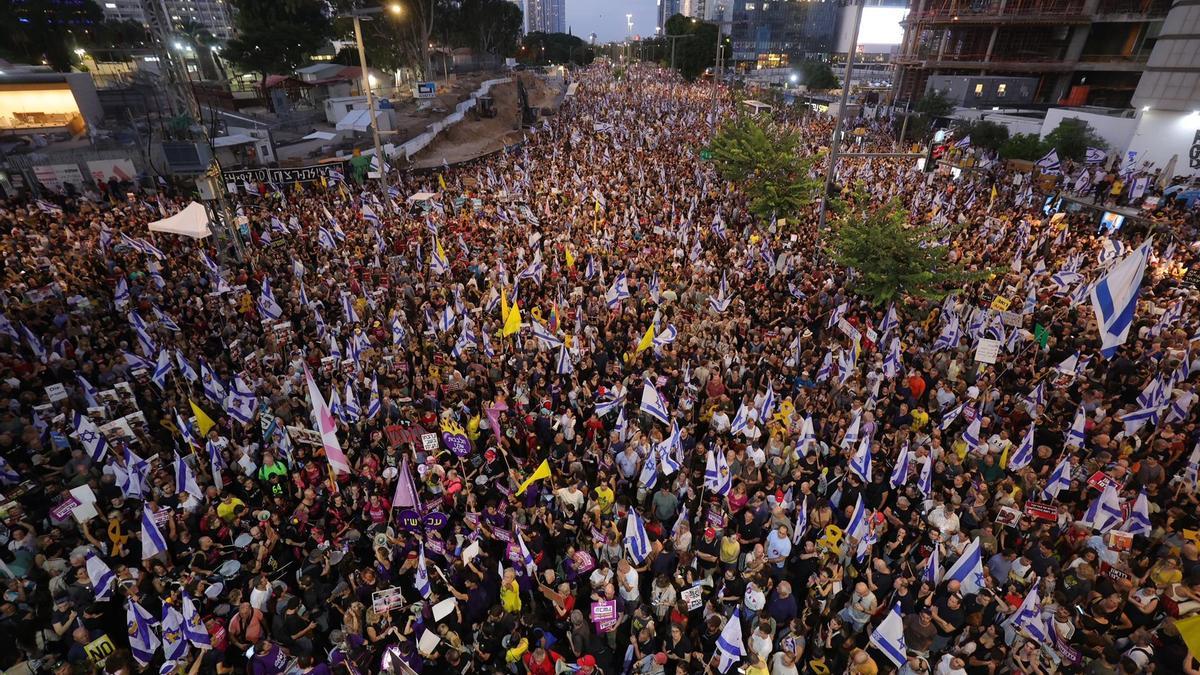  Israel: manifestaciones multitudinarias y llamados a huelga general tras la muerte de seis rehenes