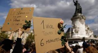  Manifestaciones en Francia en apoyo a Gisèle Pelicot y a las víctimas de violación