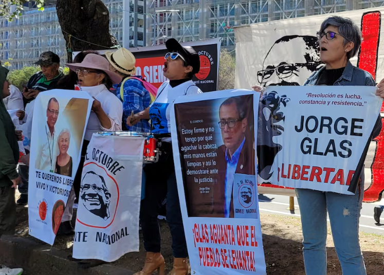  Jorge Glas interpone dos habeas data para acceder a sus informes médicos