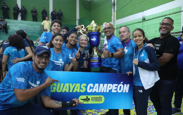  Guayas se consagra campeón en los Juegos Nacionales Prejuveniles