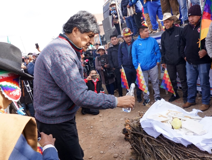  Evo Morales lidera una marcha en Bolivia contra el presidente Luis Arce 