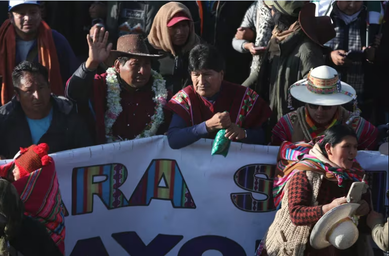  Evo Morales lidera masiva protestas y da ultimátum al presidente de Bolivia