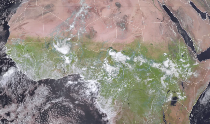  Un inusual cambio en el clima pinta de verde el desierto del Sahara