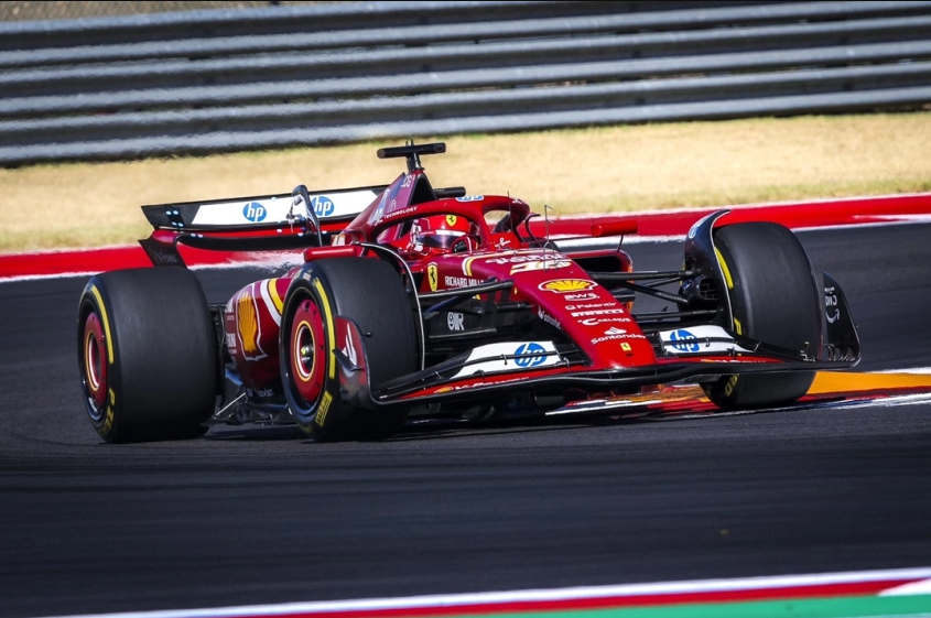  Charles Leclerc lidera el doblete de Ferrari en la carrera del GP de EE.UU.