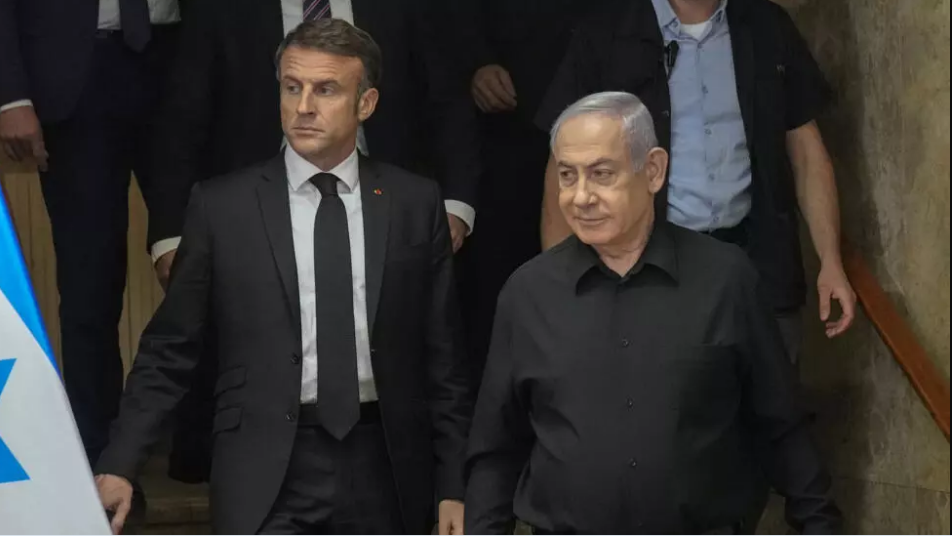  Netanyahu y Macron: un cara a cara por la creación del Estado de Israel