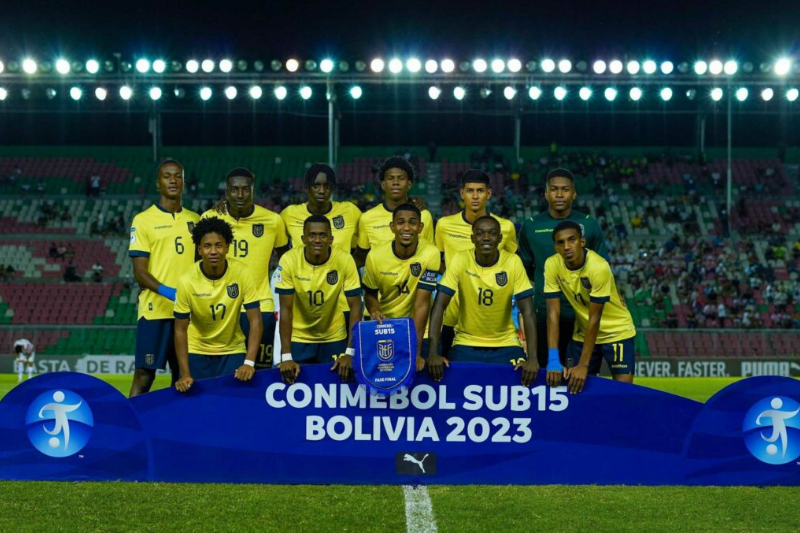  La Selección de Ecuador queda subcampeona del Sudamericano Sub-15