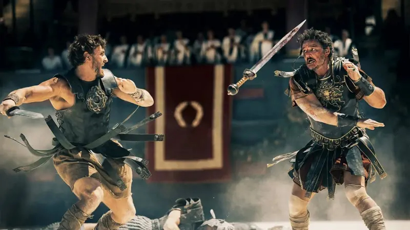  «Es de lejos la mejor película comercial del año»: la crítica de la BBC de la secuela de Gladiator