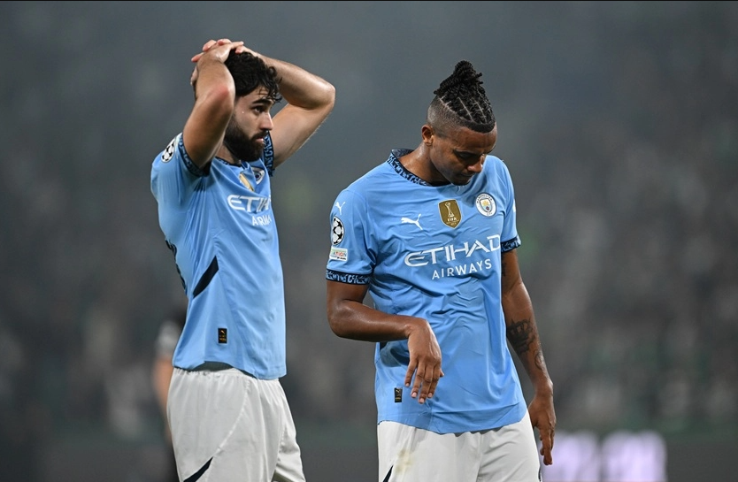  Manchester City cae ante Sporting Lisboa y pierde invicto en Champions