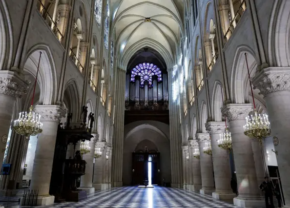  Francia logra reconstruir Notre Dame en solo 5 años, cómo es la catedral por dentro