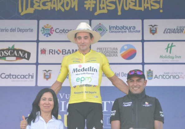  Óscar Sevilla, ciclista experimentado sorprende en la Vuelta a Ecuador