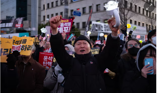  South Korean court reviews president’s impeachment by martial law