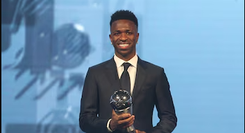  Vinicius Jr. gana el FIFA The Best al mejor jugador del año