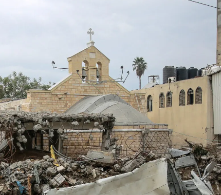  Los cristianos de Gaza, reunidos en iglesias, celebran la Navidad