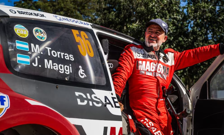  Jean Maggi es el primer piloto con discapacidad en ganar el Rally Argentino