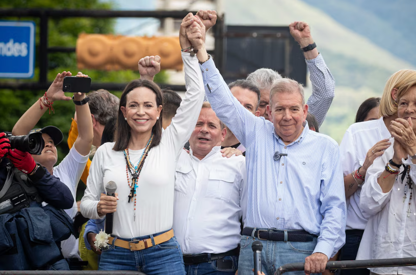  Machado y González Urrutia llamaron a los venezolanos a revivir las protestas