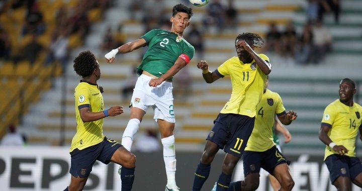  Ecuador debutó con victoria ante Bolivia en el Sudamericano sub-20